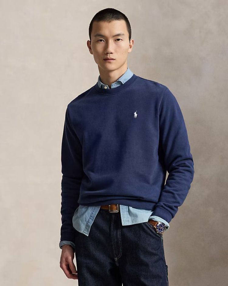 Loopback fleece 017 Navy del.