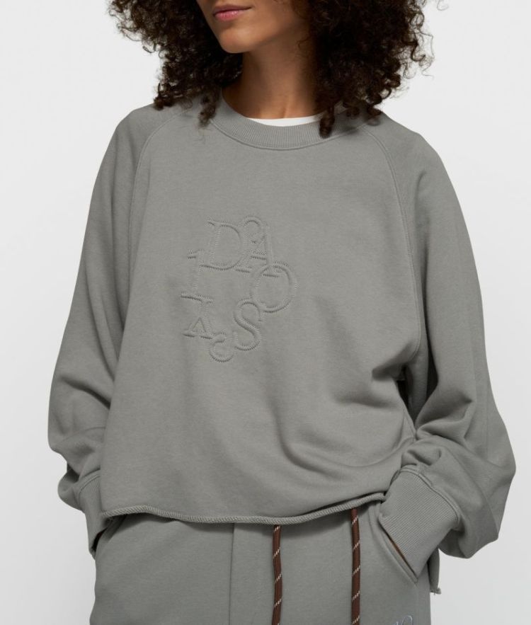 LA sweater curly 1329 Lt graphite