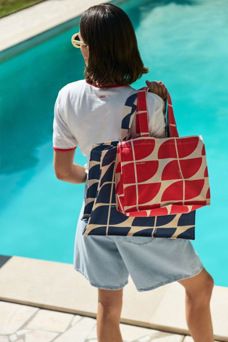 Shopper poppy red