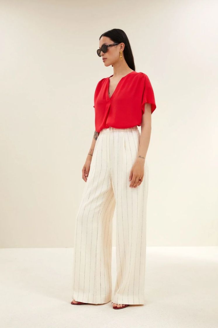 Benji black thin stri