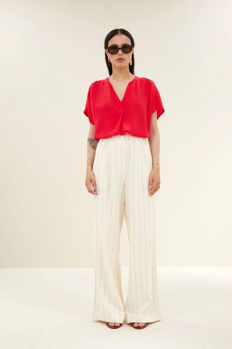 Benji black thin stri