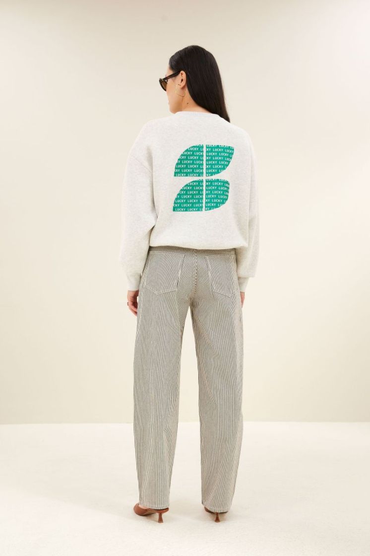 Bibli clover light grey mele