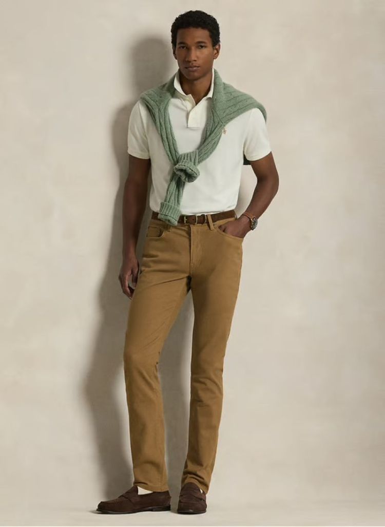 Custom slim fit 372 PARCHMENT Cream