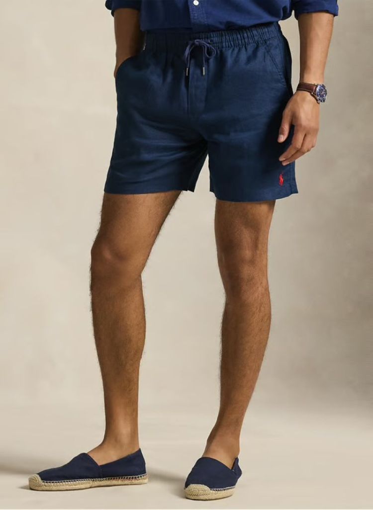 Classic fit linen 001 NEWPORT NAV
