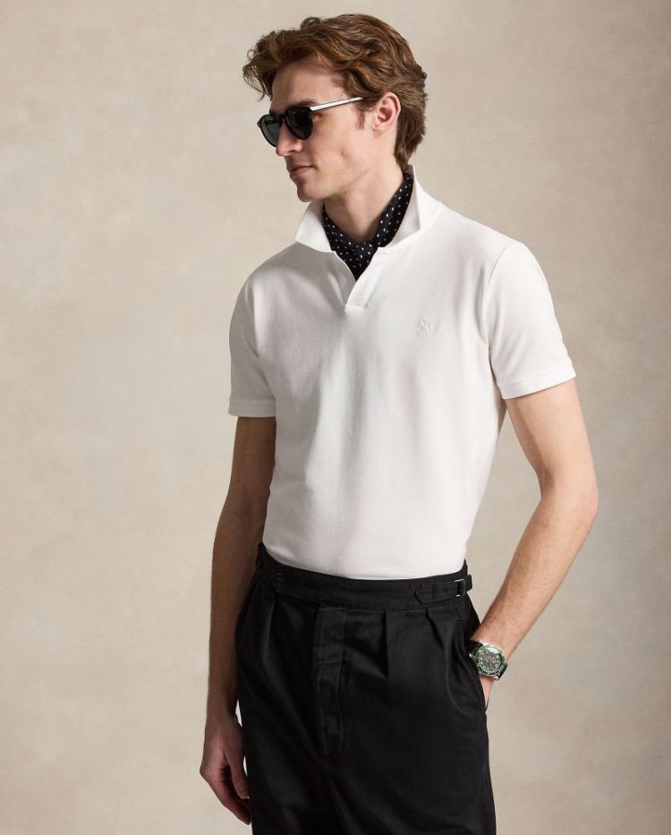 Custom slim fit stretch mesh 002 WHITE/C1730