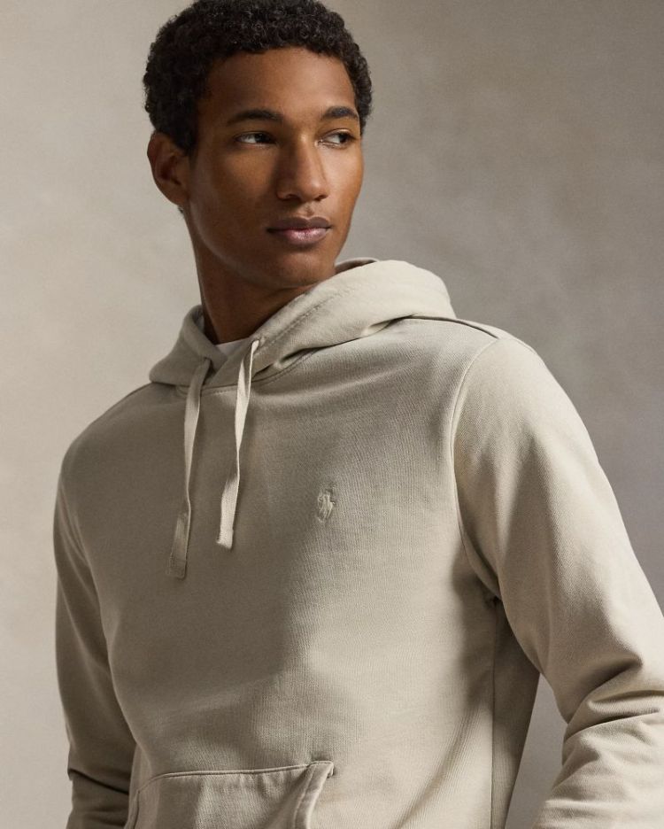 LSFZHOODM4-LONG SLEEVE-SWEATSH 019 STONEWARE Grey=mastic