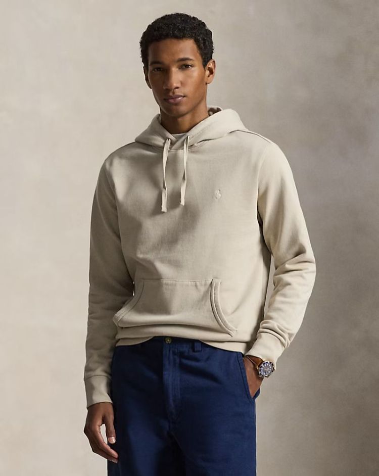 LSFZHOODM4-LONG SLEEVE-SWEATSH 019 STONEWARE Grey=mastic