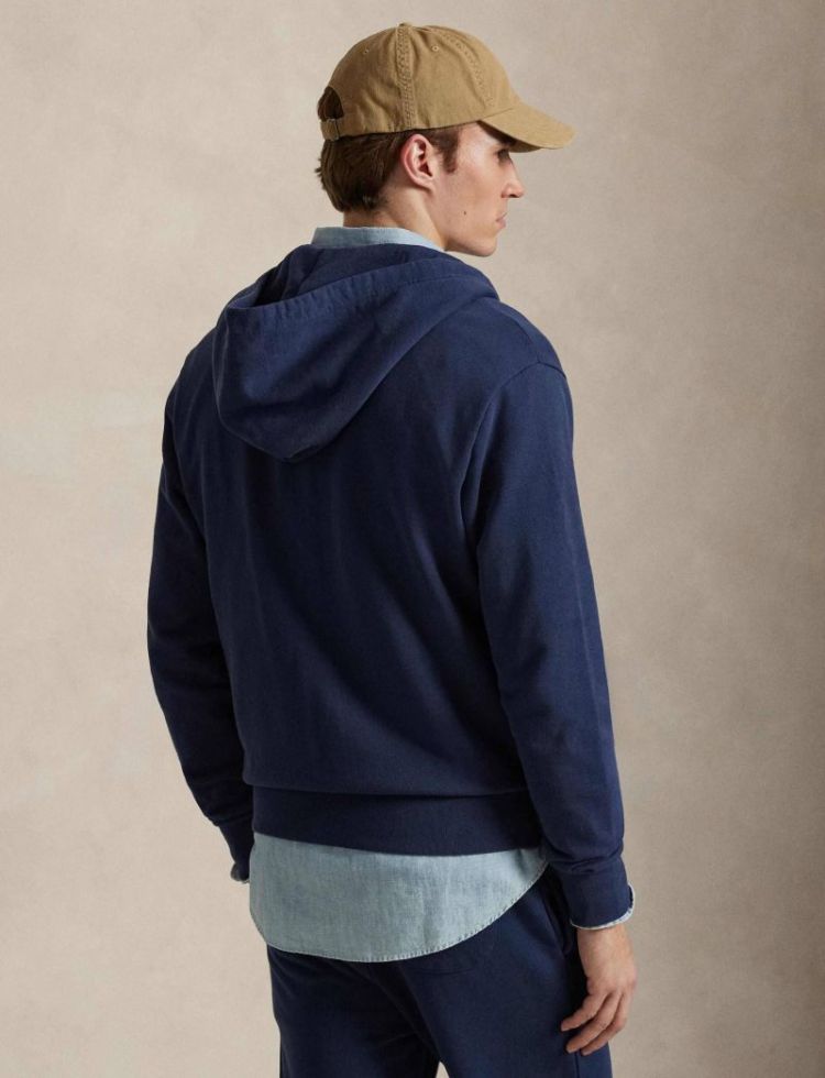 LSFZHOODM4-LONG SLEEVE-SWEATSH 014 CRUISE NAVY