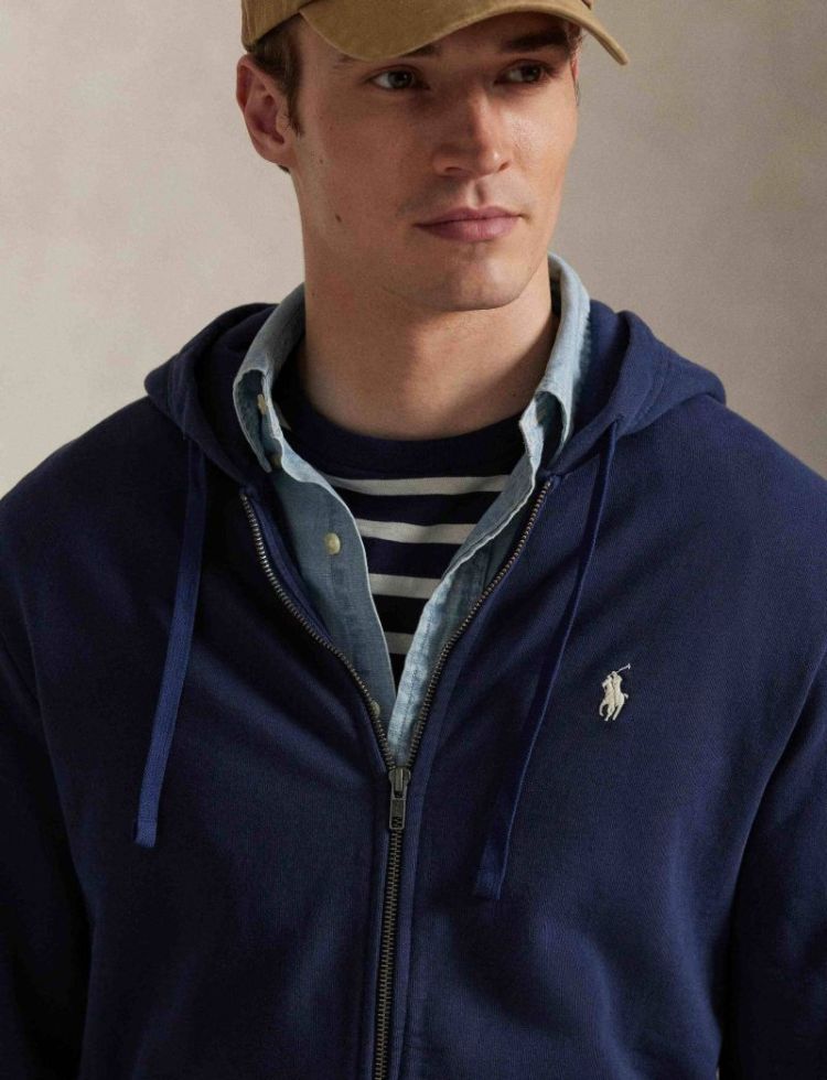 LSFZHOODM4-LONG SLEEVE-SWEATSH 014 CRUISE NAVY