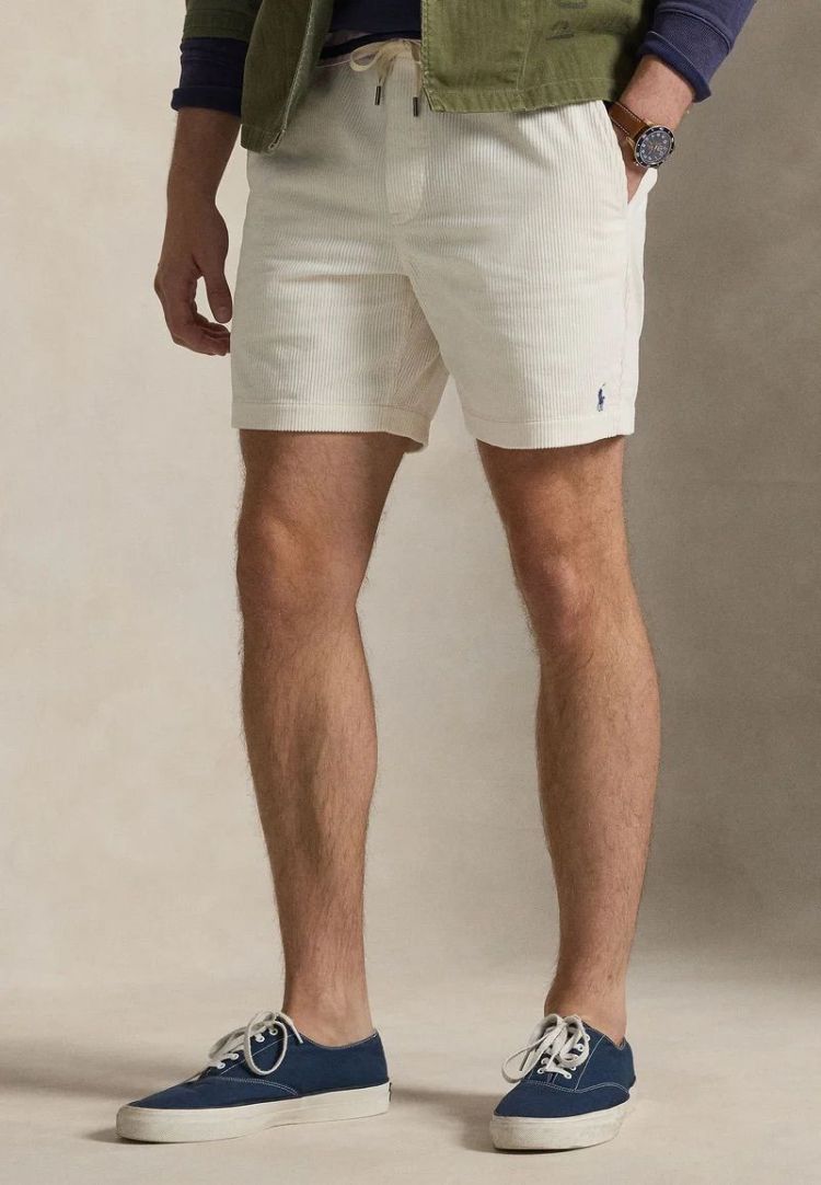 Classic fit corduroy 6-inch 003 WARM WHITE