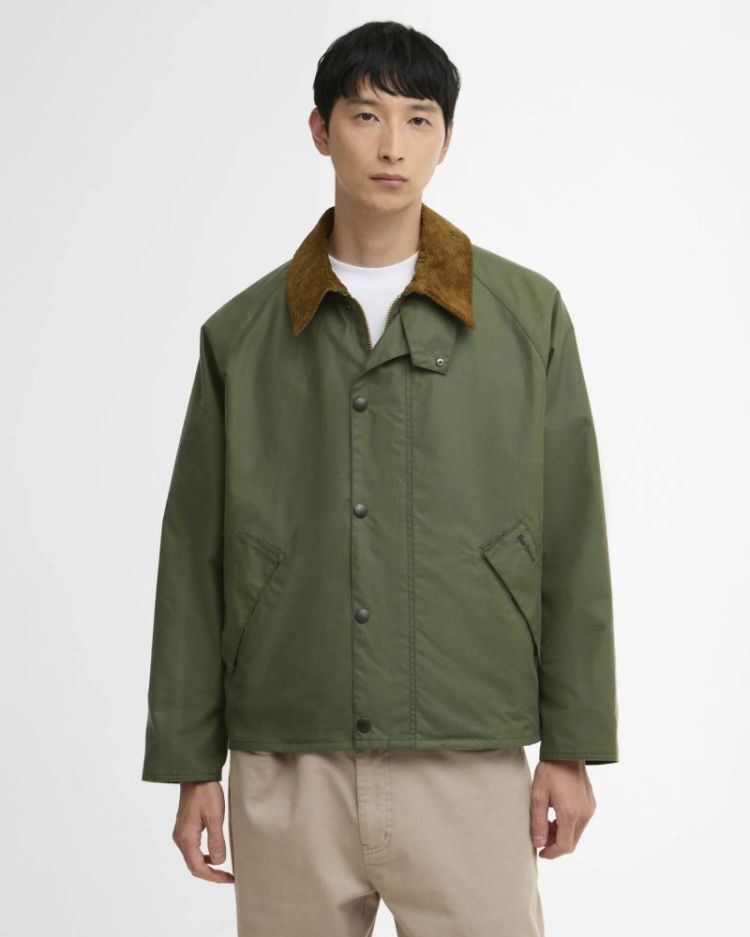 Transport wax jacket GN32 LIGHT MOSS