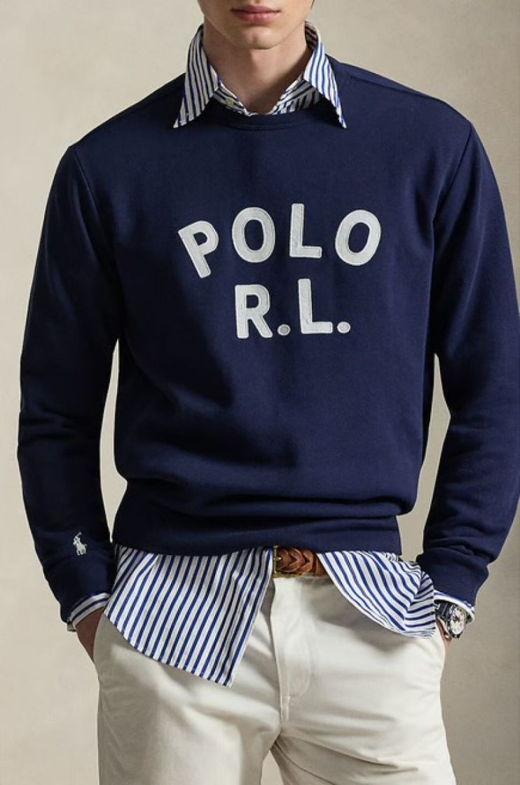 Seasonal Fleece "Polo R.L." 002 NEWPORT NAV