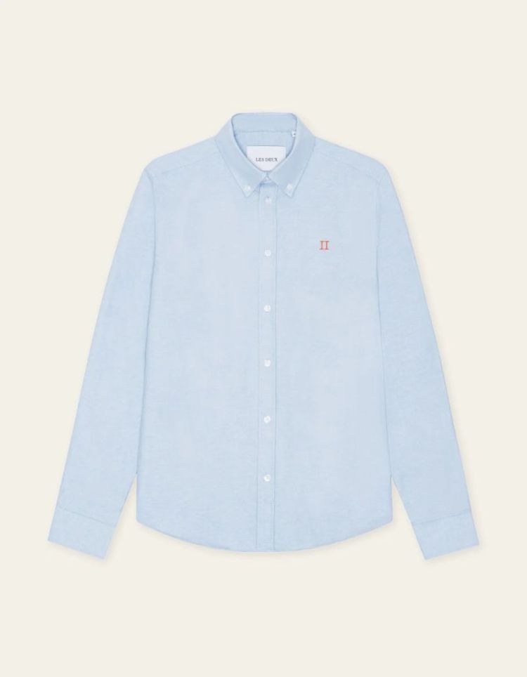 Konrad Contrast Oxford Shirt 410410 LIGHT BL