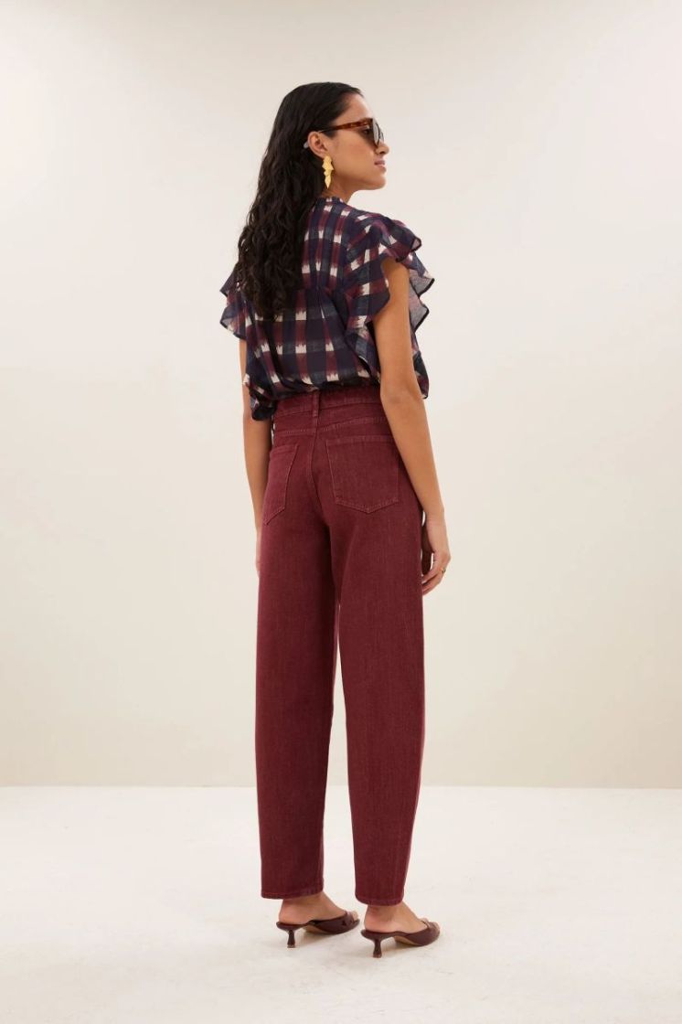 begum wine jeans wine 325