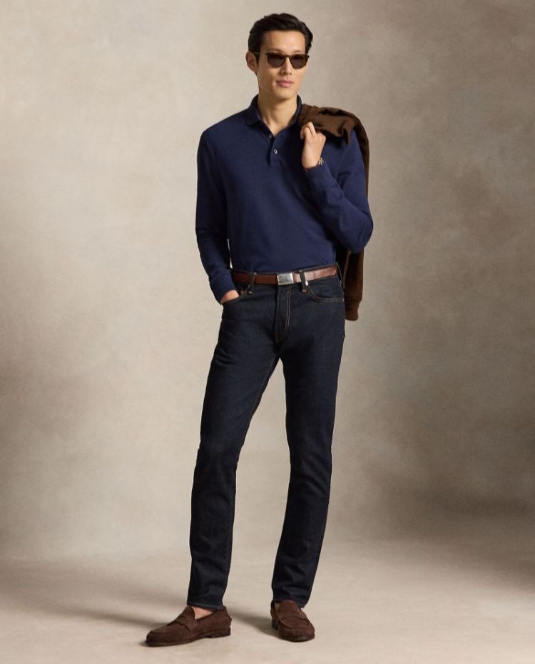 Stretch Mesh Custom Slim Fit 501 REFINED NAV
