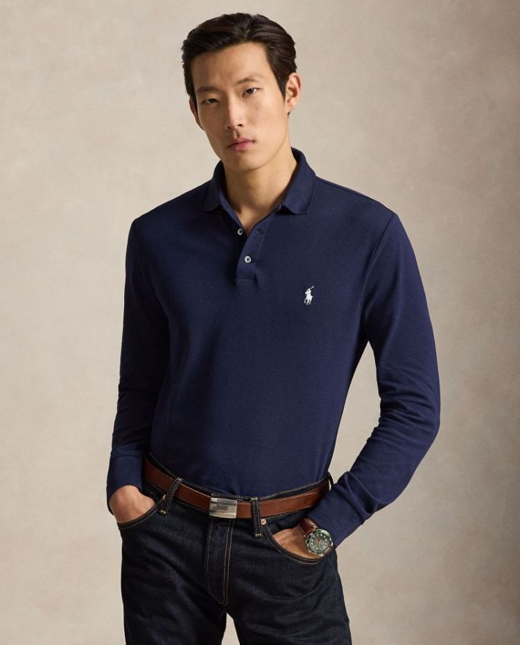 Stretch Mesh Custom Slim Fit 501 REFINED NAV