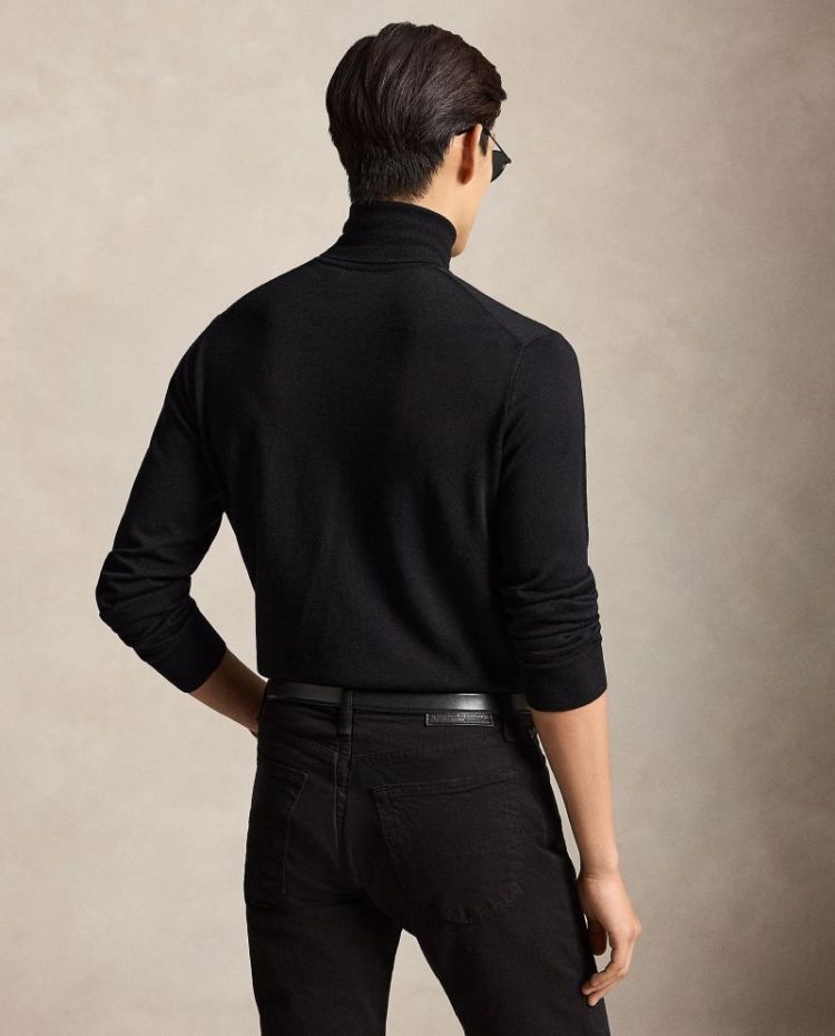 Long Sleeve Pullover 002 POLO BLACK