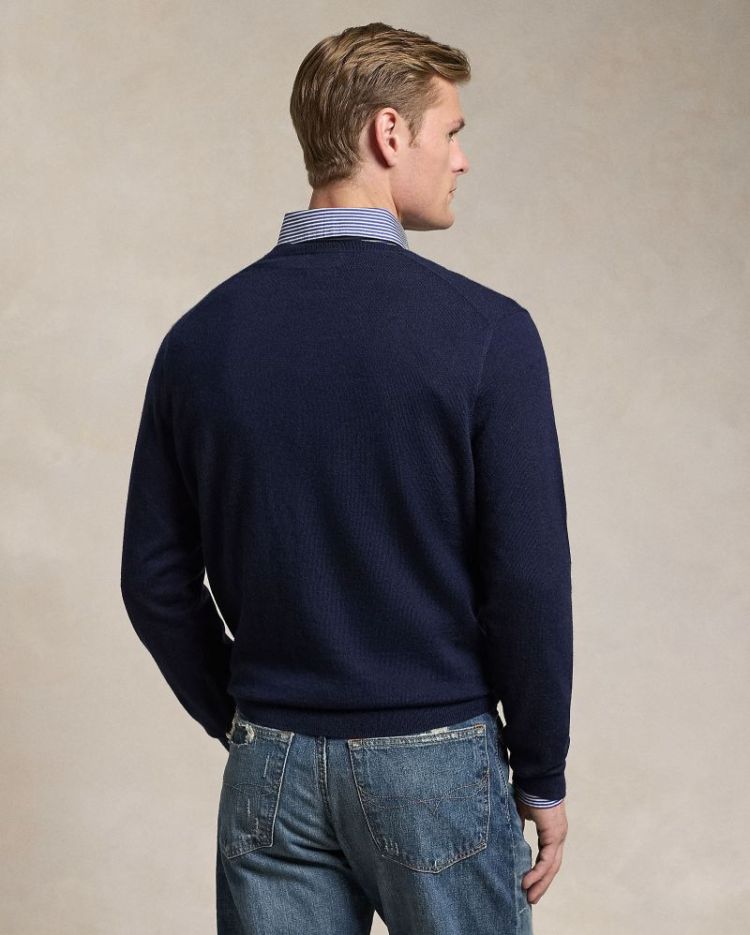 Washable Merino Long sleeve 001 HUNTER NAVY