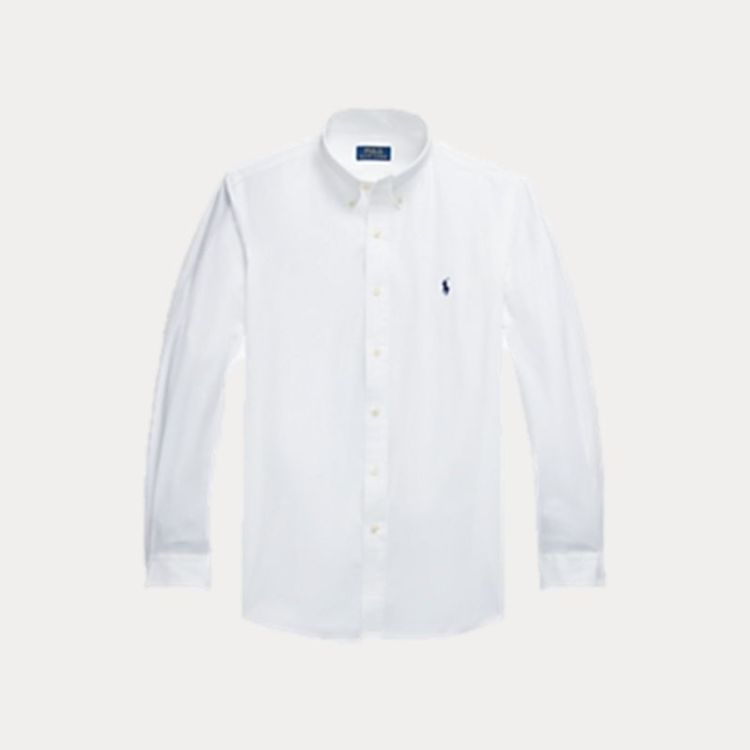 Custom fit stretch poplin 002 WHITE