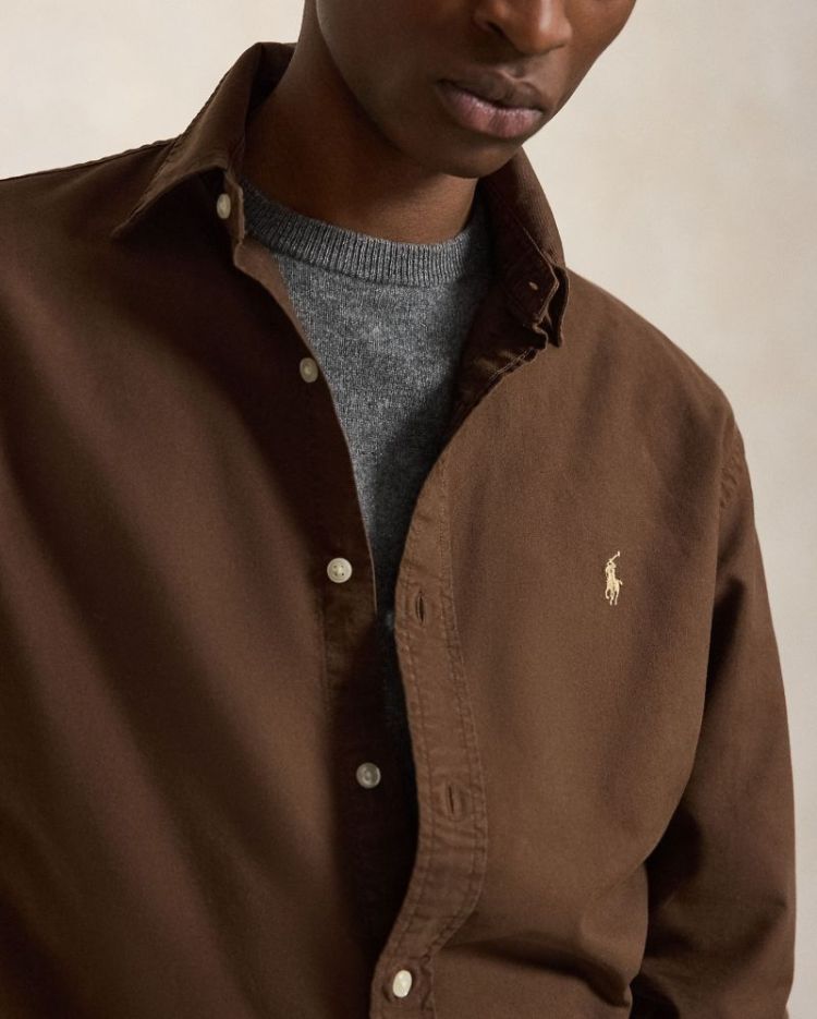 Long Sleeve Sport Custom fit 519 NUTMEG BRWN