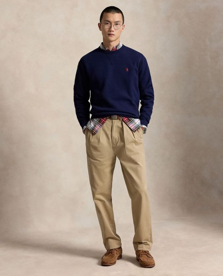 Long Sleeve Knit 003 CRUISE NAVY