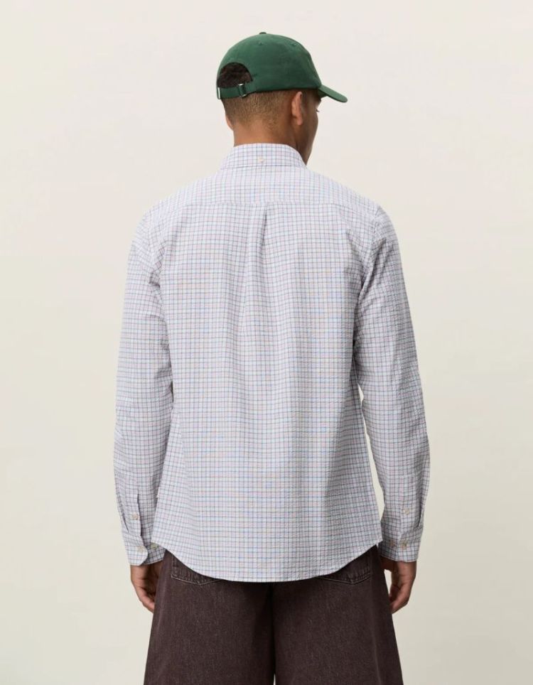 Prince Seersucker Check 215 Ivory