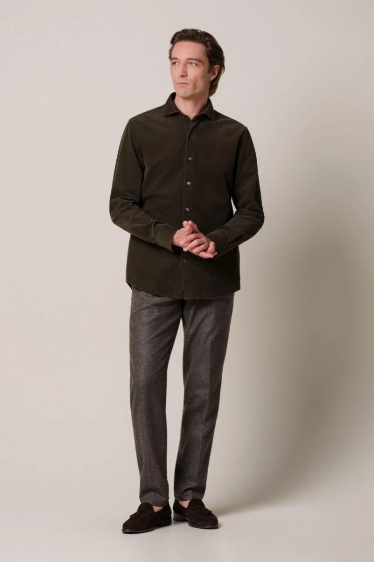 Shirt Cutaway Dark Green