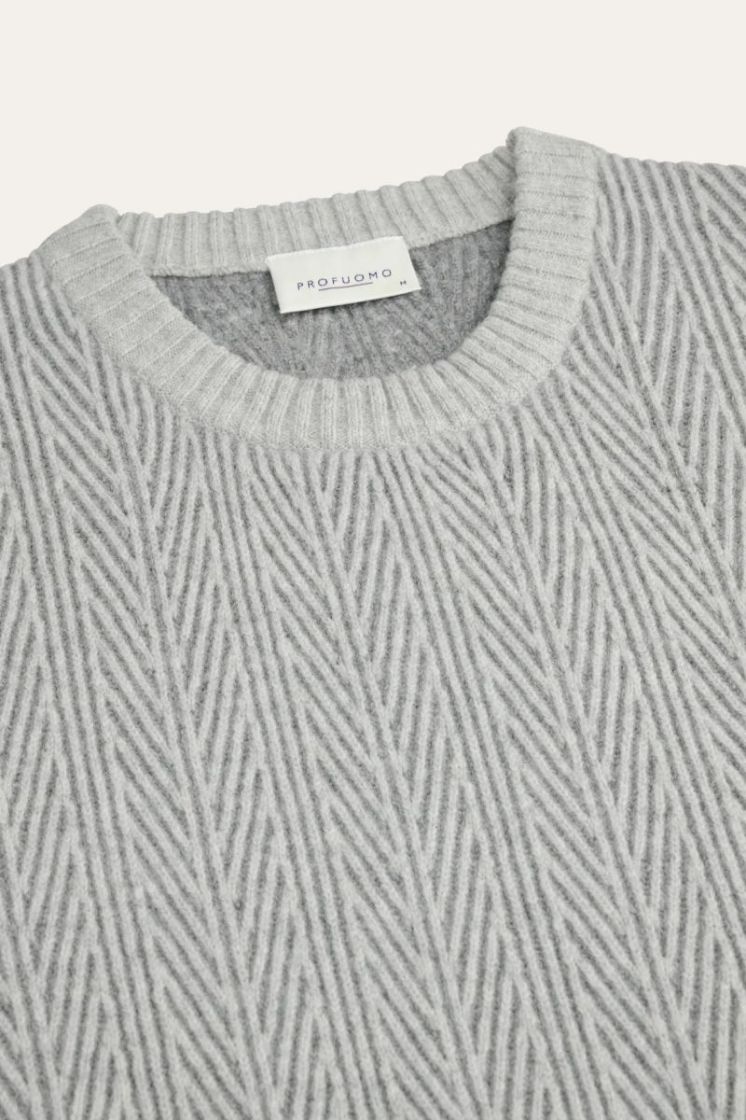 Pullover Crew Neck Grey