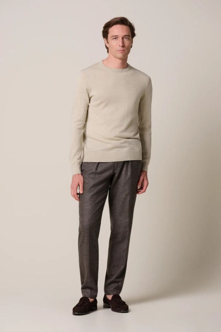 Pullover Crew Neck Beige
