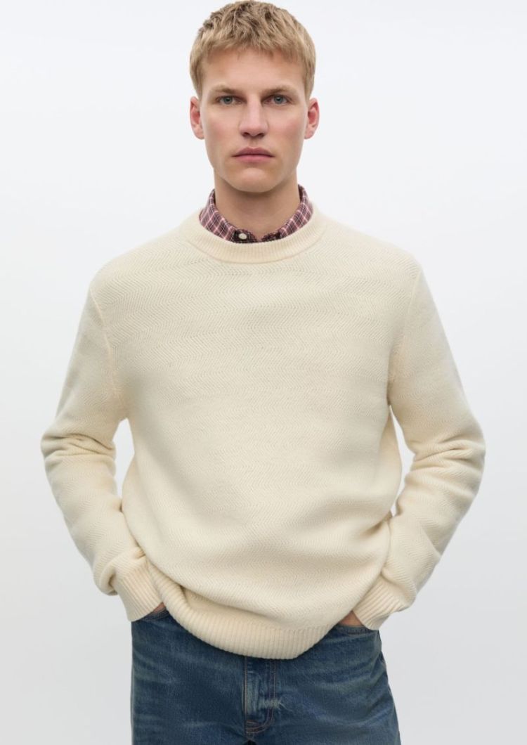 SAJONES SWEATER 15010 CLEAR CREAM